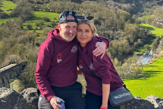 Chloe and Neil on the Monsal Trail Photo submitted