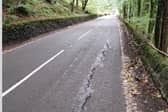 The B6001 road will be shut to all traffic, pedestrians and cyclists between Grindleford and Hathersage to allow for major four-week repair programme. Highway inspections have revealed large cracks to the road surface. Image: Derbyshire County Council