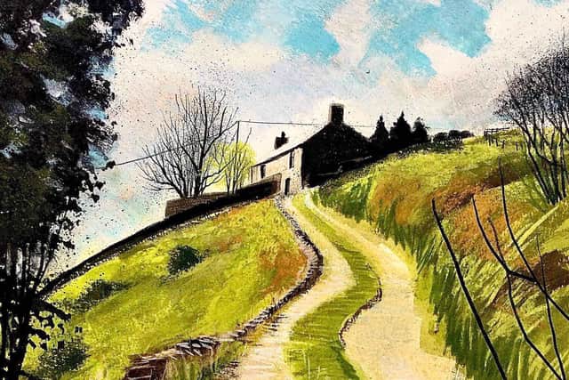 The 19th century Highwalls farmhouse is the subject of an exhibition at Buxton Museum by local artist David Lowther.