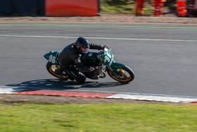 Chris Kent in action at Brands Hatch.