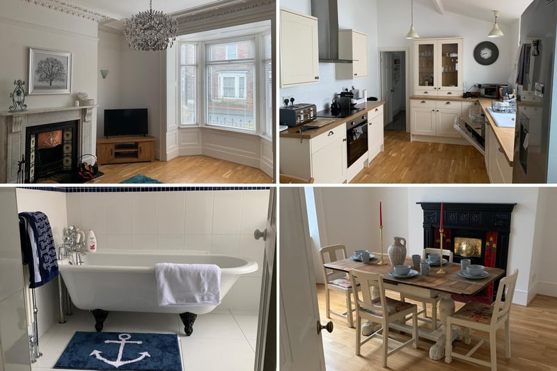 A Victorian period house by Mowbray Park in the city centre, with three bedrooms and room for seven guests. It has all mod cons and secure parking, and is available for about £100 a night.