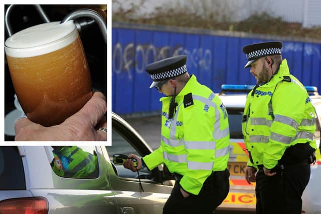 The number of roadside breath tests in Derbyshire has fallen sharply