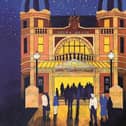 Peak District Artisans member Pam Smart's painting of Buxton Opera House.