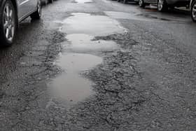 Buxton woman’s relief after pot hole fixed after more than a year.