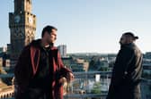 Staz Nair as Harry Virdee and Vikash Bhai as Riaz Hyatt in Virdee. Picture: BBC /Magical Society/David Gennard