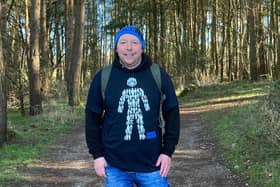 First-time fundraiser Chris Wardle.