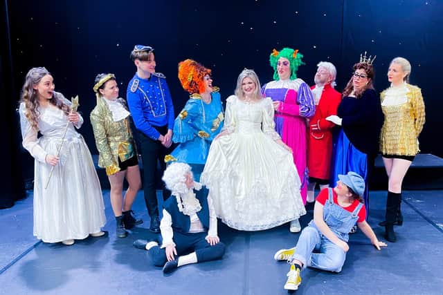 The cast of New Mill Panto wish you a magic Christmas and look forward to seeing people in the New Year