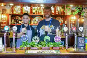 Love Your Local, Old Club House, Water St, Buxton. Michael Parker, kitchen manager and Oliver Carroll, landlord. Photo Brian Eyre
