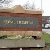 Chesterfield Royal Infirmary.