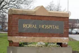 Chesterfield Royal Infirmary.