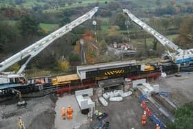 Construction milestones reached on Hope Valley Railway Upgrade. Photo Network Rail