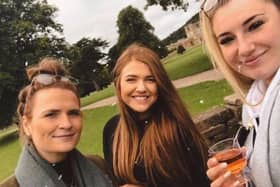 libby_alice, pictured with her friends Jade and Jemma. posted this picture of their afternoon at Chatsworth.