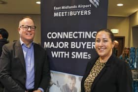 EMA's MD Steve Griffiths and Umi's Chief Commerical Officer Suzanne McCreedy at the event