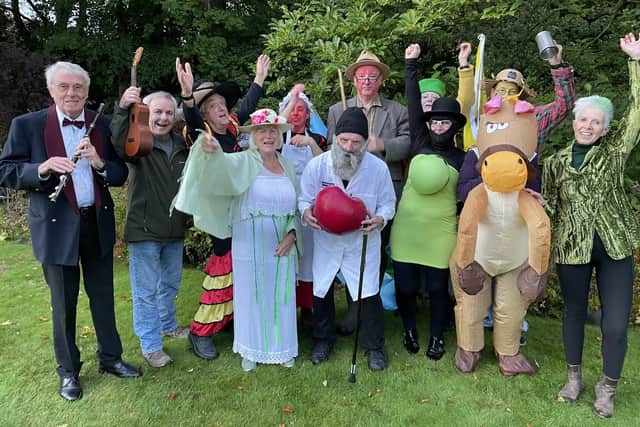 The Hayfield Mummers Society will be giving a debut performance of their apple-themed play.