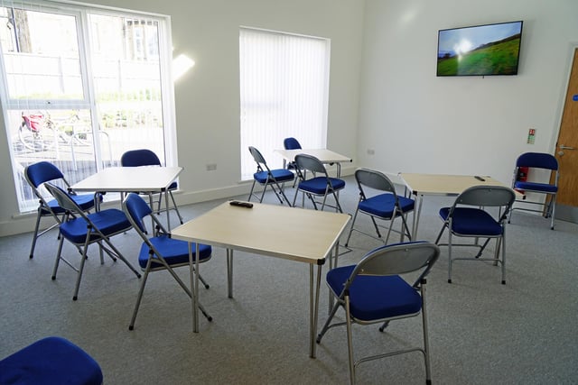 The meeting space at Chinley & Buxworth Community Centre. Photo Brian Eyre