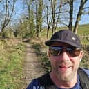 Steven Mather, who hates running and is a self confessed couch potato, is now just weeks away from the London Marathon. Photo submitted