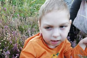 Memorial service for six year-old Chapel-en-le-Frith boy, Edward,  who died in Ukraine. Photo Christopher Pattinson