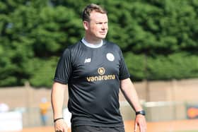 Buxton manager Jamie Vermiglio - frustrated by late lapses.