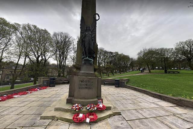 Buxton war memorial. Photo: Google Earth