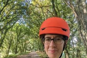Katy Pearson is cycling over 300 miles from Dorset to New Mills to raise money for charity