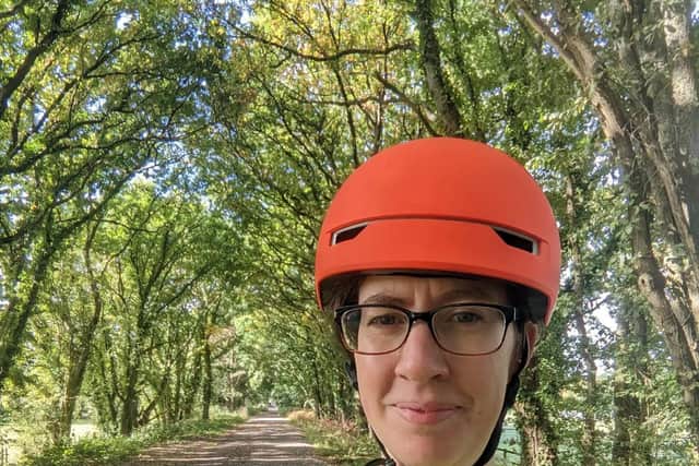 Katy Pearson is cycling over 300 miles from Dorset to New Mills to raise money for charity