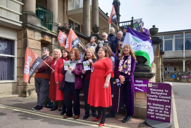 Derbyshire County Cllr Joan Dixon Joins Campaigners Against Council Cuts