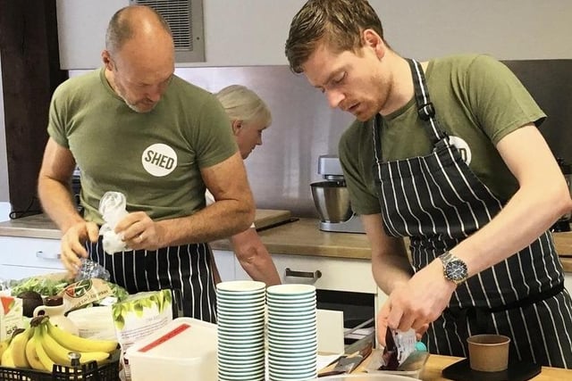 Plant-based chefs teaching a cookery course
