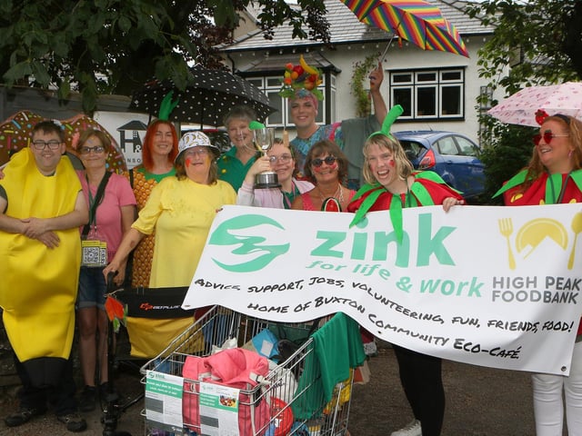 The team from local welfare charity Zink