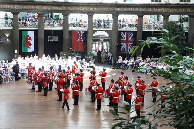 Buxton Military Tattoo has been cancelled for the second year running because of the pandemic, pictured are  the Yorkshire Volunteers Band