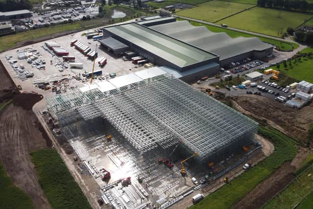 Work is already underway on a £26m extension to the factory’s warehouse facility to create a state-of-the-art logistics operation