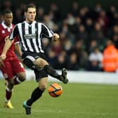 Former Forest Green Rovers striker Reece Styche wants to fire Buxton to promotion. (Photo by Pete Norton/Getty Images)