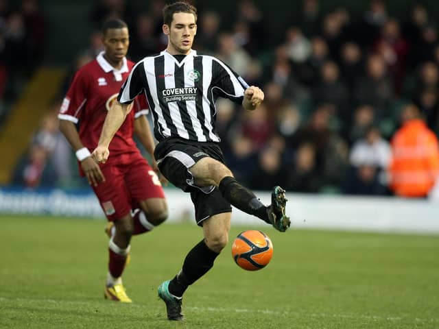 Former Forest Green Rovers striker Reece Styche wants to fire Buxton to promotion. (Photo by Pete Norton/Getty Images)