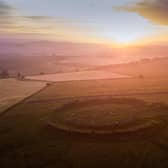 Rod Kirkpatrick of F Stop Press captured this stuuning image as the sun rose over Arbor Low