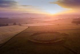 Rod Kirkpatrick of F Stop Press captured this stuuning image as the sun rose over Arbor Low