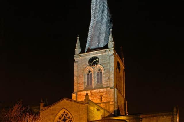 The Crooked Spire at St Mary's in Chesterfield