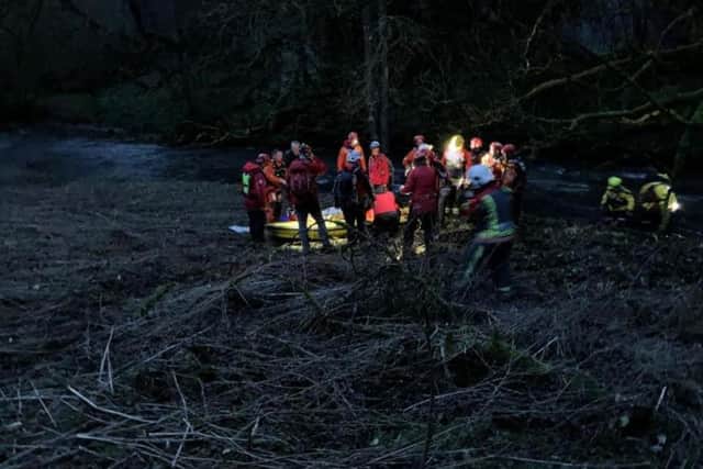 Picture by Edale Mountain Rescuer Team.