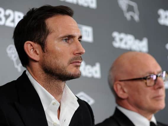 New Derby boss Frank Lampard