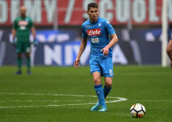 Napoli midfielder Jorginho, whose asking price is now £52 million after a bid by Manchester City was turned down, according to today's rumour mill.