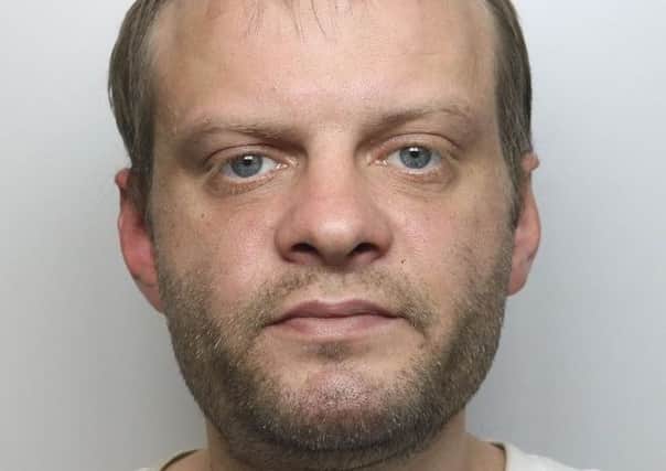 Pictured is serial offender Paul Wells, 34, of no fixed abode, who has been jailed for 16 weeks after breaching a town centre ban.