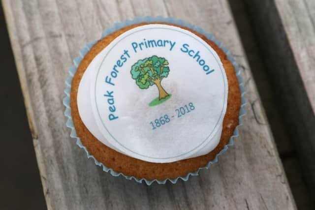 Peak Forest School 150th anniversary, celebration bun