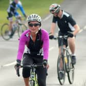 Cyclists.