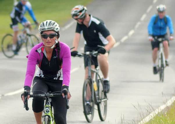 Cyclists.