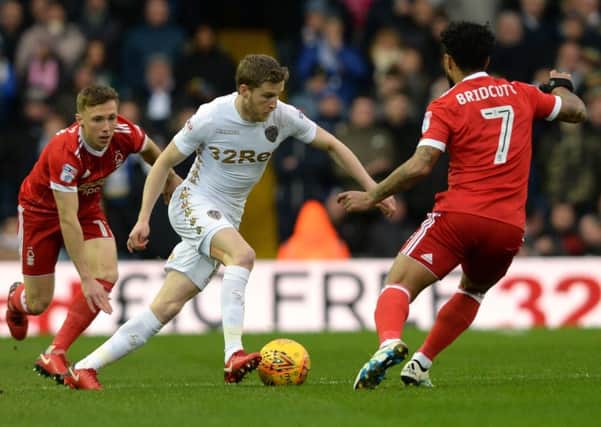 Eunan O'Kane.
Leeds United v Nottingham Forest. SkyBet Championship. Elland Road
