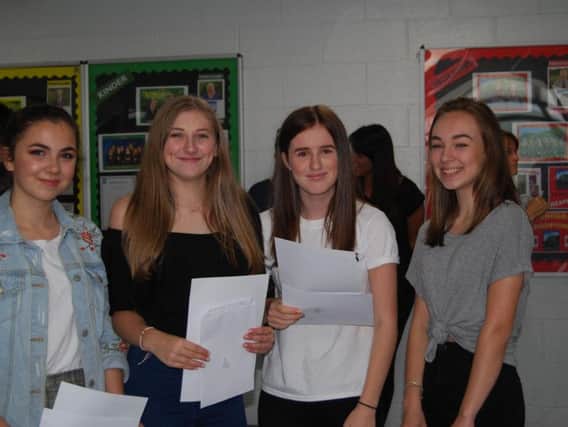 Smiles all round for Chapel High students