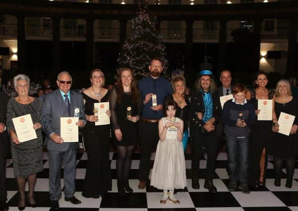 The winners of the first Pride of Buxton Awards night at the Devonshire Dome