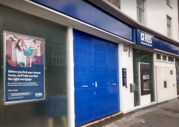 Both the Buxton branch of the Royal Bank of Scotland and the Chapel branch will close in January 2019 - picture Google maps