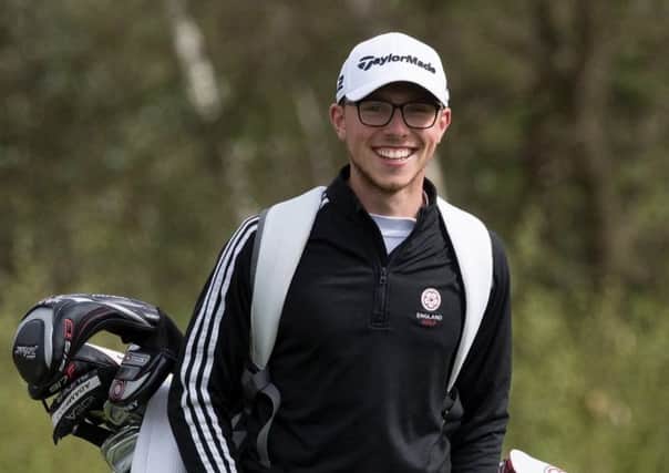 George Bloor is aiming for a successful career as a professional golfer.