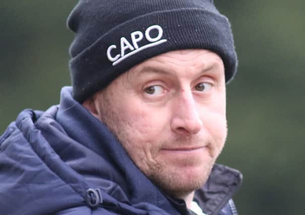 Buxton FC v Hednesford, joint manager Paul Phillips