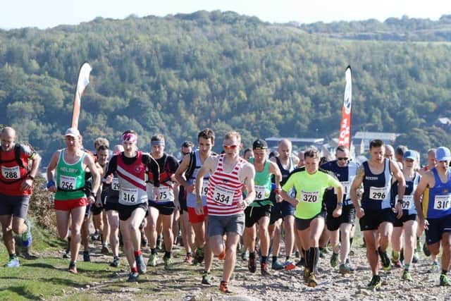 Runners take part in the 'Fell 'n' Back' fell race to raise funds for Buxton Mountain Rescue Team. Photos: Jason Chadwick.
