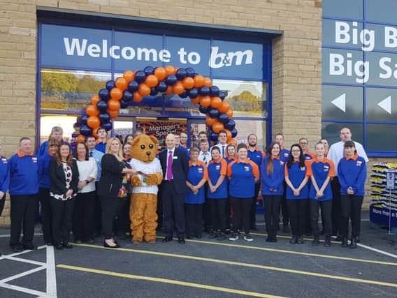 The opening of the new B&M store in Whaley Bridge. Photo contributed.